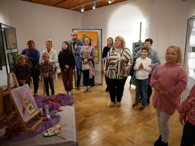 Otwarcie wystawy prac plastycznych